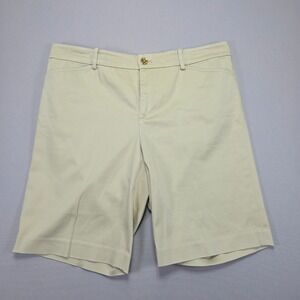 Lauren Ralph Lauren Khaki Shorts Chino Golf Casual Classic Fit Women's Size 10